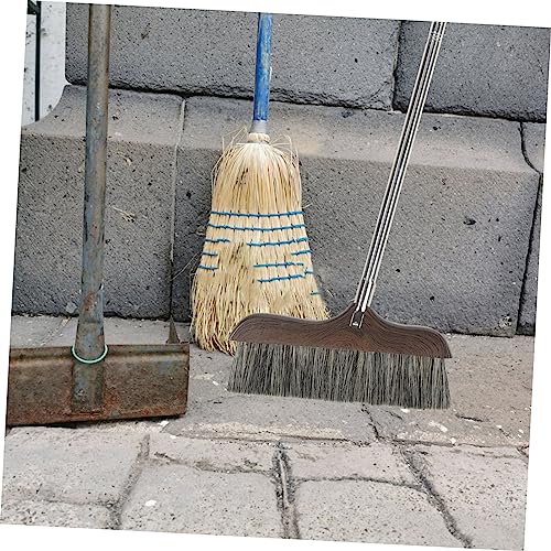 FOMIYES Push Broom with Durable Bristles for Home Cleaning Heavy Duty Floor Sweeper with Handle for Indoor and Outdoor Use for Kitchens and Offices