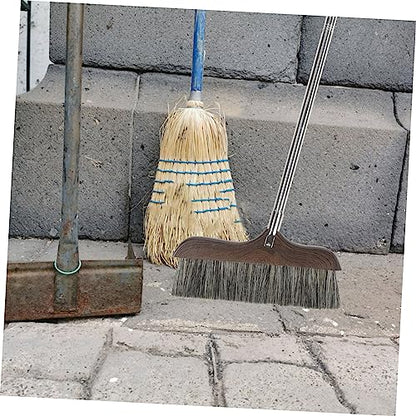 FOMIYES Push Broom with Durable Bristles for Home Cleaning Heavy Duty Floor Sweeper with Handle for Indoor and Outdoor Use for Kitchens and Offices