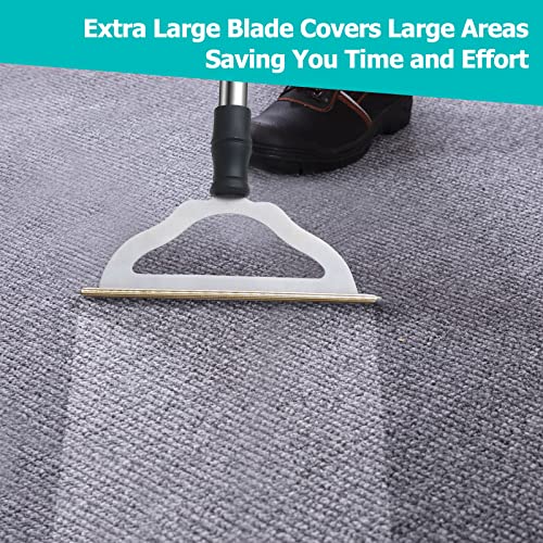 GOSEDER Carpet Rake for Pet Hair Removal - Reusable Pet Hair Remover for Carpet Long Handle, Advanced Dog Hair Broom, Cat Fur Brush, Lint Remover Scraper for Carpets, Rugs, Mats, Couch, Furniture