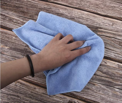 Dri Professional Extra-Thick Microfiber Cleaning Cloth 36 Pack Blue (16IN x 16IN, 300GSM, Commercial Grade All-Purpose Microfiber Highly Absorbent, LINT-Free, Streak-Free Cleaning Towels)