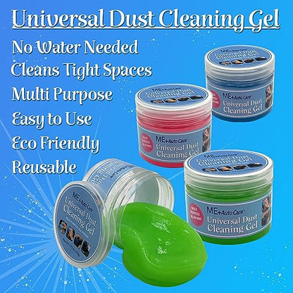 Universal Dust Cleaning Gel, ME+Auto Care, Multi Purpose, All-in-One, Cars, Computers, and Keyboards (Blue) - color: Blue