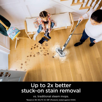 Shark S8201 Steam & Scrub with Steam Blaster Technology All-in-One Hard Floor Steam Mop with 3 Steam Modes & LED Headlights, Bronze (Renewed) - color: Bronze/White
