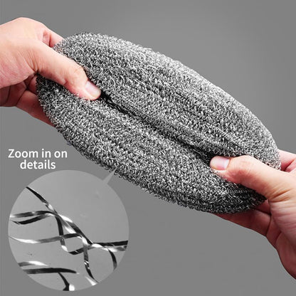 12Pcs Upgraded Steel Wool Scrubbers, Premium Stainless Steel Scrubber, Metal Scouring Pads, Steel Wool Pads, Kitchen Cleaner, Heavy Duty Cleaning Supplies