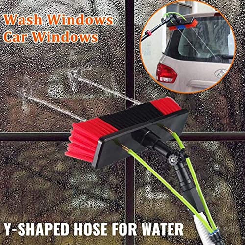 Telescopic Window Cleaning Pole Kit - 16ft Water Fed Brush for Solar Panel Cleaning - Extendable Hose Cleaner for Efficient Photovoltaic Maintenance - size: 5m/16ft