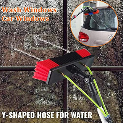Telescopic Window Cleaning Pole Kit - 16ft Water Fed Brush for Solar Panel Cleaning - Extendable Hose Cleaner for Efficient Photovoltaic Maintenance - size: 5m/16ft