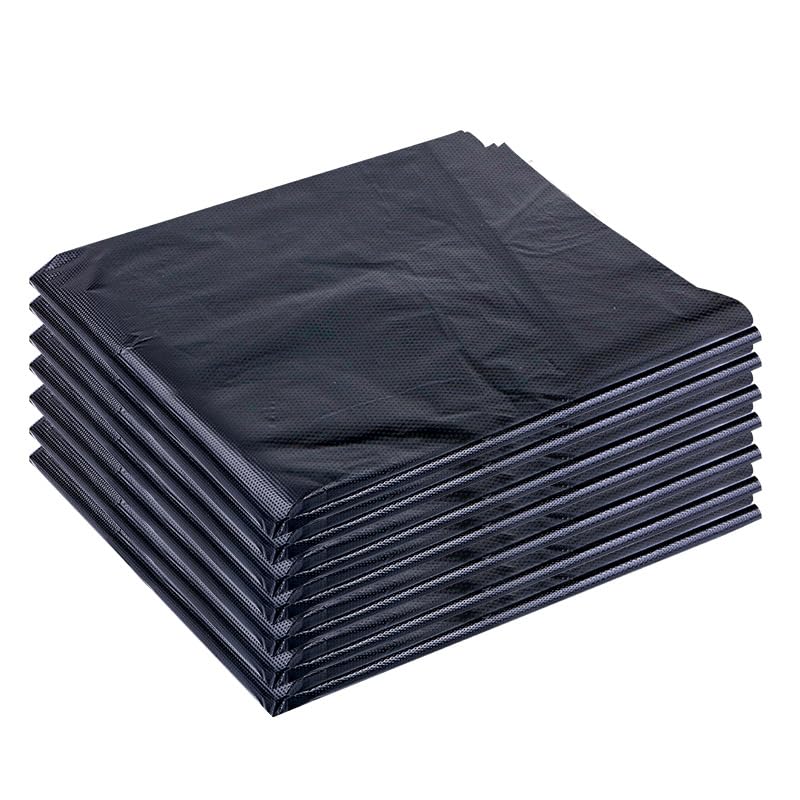 33/38 gallon heavy duty trash bags, 35 inches x 39 inches, black, extra strong construction & yard bags for commercial, industrial, garden waste, leakproof & puncture resistant(30 pieces)