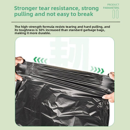 33/38 gallon heavy duty trash bags, 35 inches x 39 inches, black, extra strong construction & yard bags for commercial, industrial, garden waste, leakproof & puncture resistant(30 pieces)