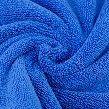 POLYTE Premium Microfiber Cleaning Towel,16x16 in 36 Pack (Blue,Gray,Yellow) - color: Blue,gray,yellow