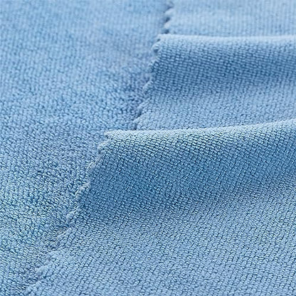 Arkwright Smart Rags Microfiber Cleaning Cloths, Pack of 50 in a Box, Lint Free 215 GSM Reusable Towels for Auto, Office and Household Cleaning, 16 x 16 in, Blue - color: Blue, size: 16 x 16 in