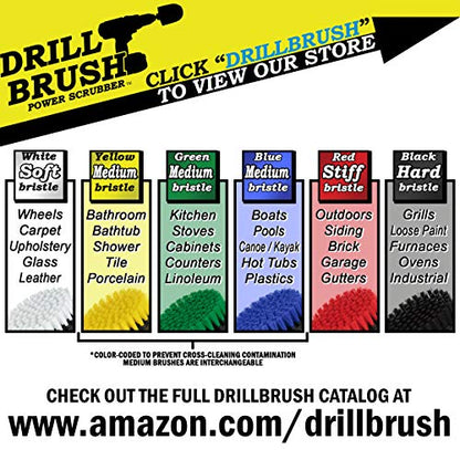 Drill Powered Kitchen Cleaning Supplies - Kitchen Scrubbing Accessories - Drill Brush Household Cleaner - Oven Cleaning Tool - Stovetop Scrubber Brushes - Kitchen Sink Scrub Brush - Frying Pan Brush - color: Green