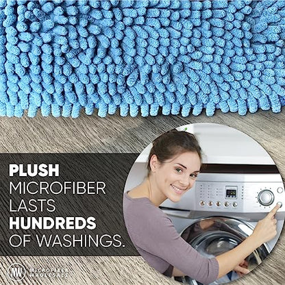 Microfiber Wholesale 18" Chenille Mucho Mop Pad - 2 Pack, Reusable & Washable Microfiber Mop Pads, Compatible with All 18" Flat Mops - size: 18" Pad