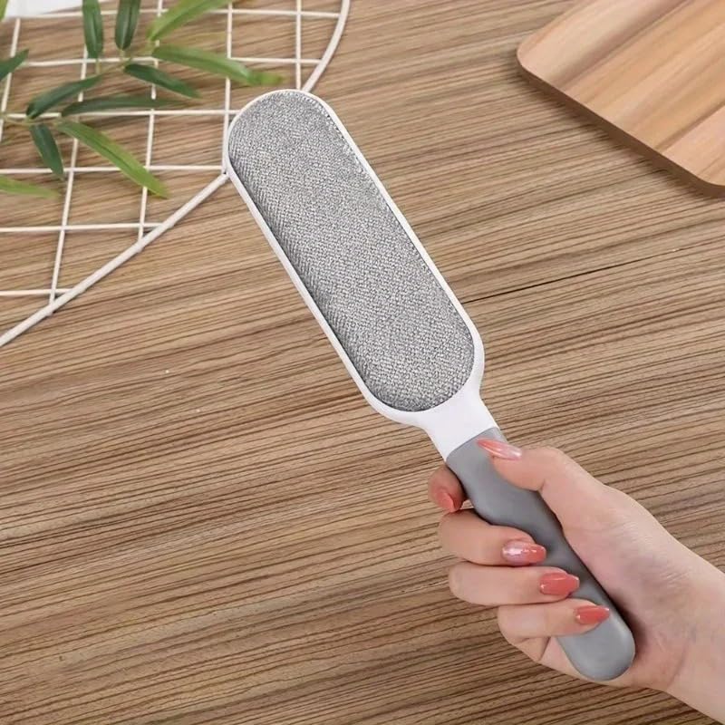 Double-Sided Cleaning Brush for Pet Hair Remover, Lint Brush for Clothes, Furniture, and Carpet - Efficient Lint Roller Alternative, Reusable Fabric & Fur Remover - size: Large