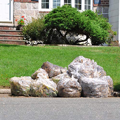 Tasker 95-100 Gallon Clear Trash Bags Heavy Duty | 25 Bags | Extra Large 96 Gallon Trash Bags Large Clear Can Liners, Large 90 Gal, 95 Gal, 96 Gal,100 Gallon Heavy Duty Trash Can Liners - size: 25 Count (Pack of 1)