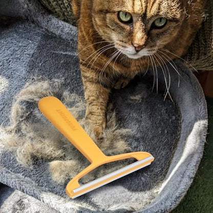 Pro Pet Hair Removal Tool – Dog & Cat Hair Scraper for Carpet, Couch, and Car – Reusable Carpet Hair Removal Tool & Fur Scraper for Upholstery, Rugs, Furniture, and Car Interiors - color: Pro