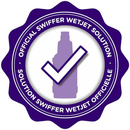 Swiffer WetJet Multi-Purpose Floor Cleaner Solution with Febreze Refill, Hardwood Floor Cleaner, Lavender Scent, 1.25 Liter -42.2 Fl Oz (Pack of 2) - size: 42.2 Fl Oz (Pack of 2)