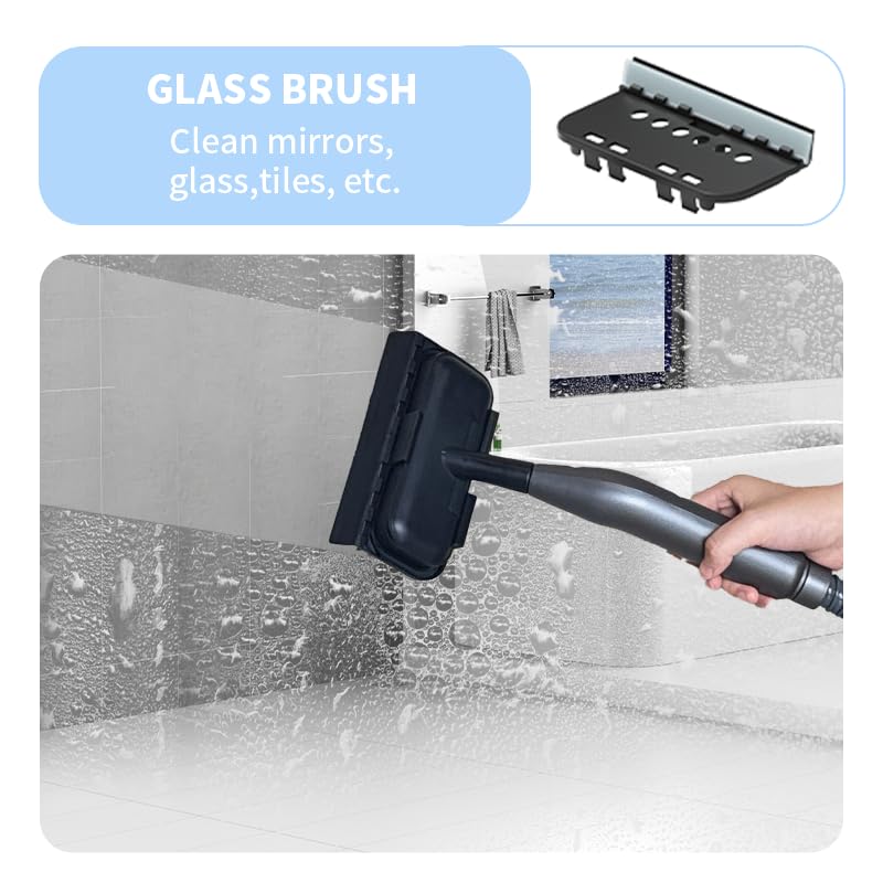 Steam Cleaner for Home, Pressurized Portable Handheld & Mop 2-in-1 Steamer for Cleaning with 10 pcs Accessories for Multi-Surface Cleaning, Floors, Tiles, Grout, Kitchen, Bathroom, Couch