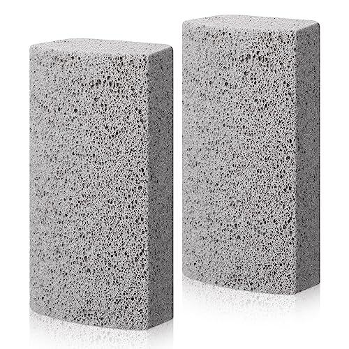 Loopeer 2 Pcs Pet Hair Remover Pumice Stone for Dog Cat Hair Removal Cleaning Pet Fur Stone 6 Inch Dog Fur Cleaning Tool for Car Interior Bedding Carpet Couch Furniture(3.74 x 2 x 1.6 in) - size: 3.74 x 2 x 1.6 In