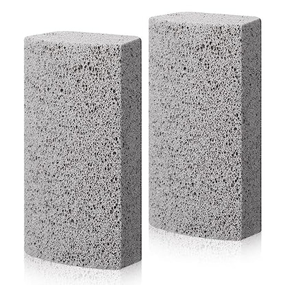 Loopeer 2 Pcs Pet Hair Remover Pumice Stone for Dog Cat Hair Removal Cleaning Pet Fur Stone 6 Inch Dog Fur Cleaning Tool for Car Interior Bedding Carpet Couch Furniture(3.74 x 2 x 1.6 in) - size: 3.74 x 2 x 1.6 In