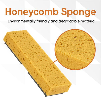 Sponge Mop Refill for Superio Mop 871 Only 9"x3" Screws: 6.5" Apart, 4 Pack - size: Replacement (4)