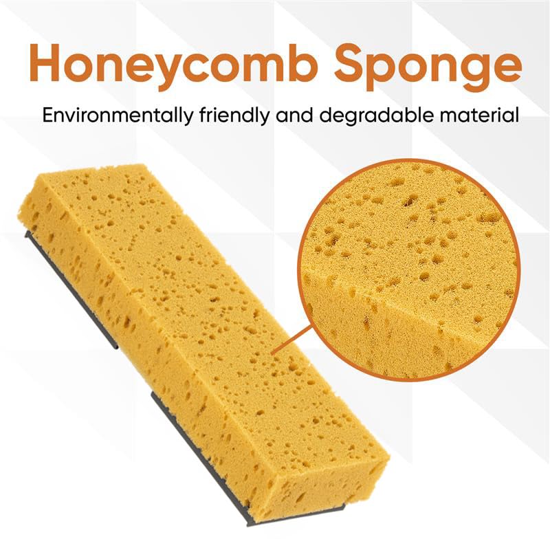 Sponge Mop Refill for Superio Butterfly Mop Only Overall: 9"x3" Screws: 6.5" Apart, 2 Pack - size: Replacement #1 (2)