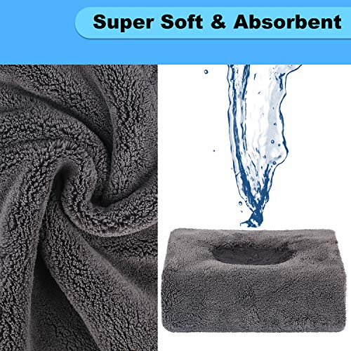 2 Pack Collapsible Sink with Handle Towel, 2.37 Gal / 9L Foldable Wash Basin for Washing Dishes, Camping, Hiking and Home Gray