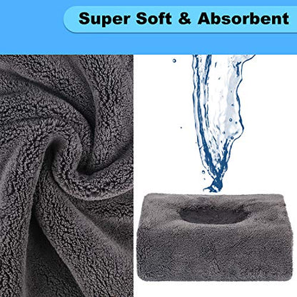 2 Pack Collapsible Sink with Handle Towel, 2.37 Gal / 9L Foldable Wash Basin for Washing Dishes, Camping, Hiking and Home Gray