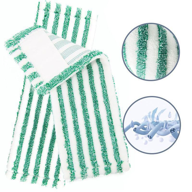 Libman Wet & Dry Microfiber Mop Refills - 2 Pack Reusable Washable Microfiber Cloth Mop Head Pads for Wet and Dry Use