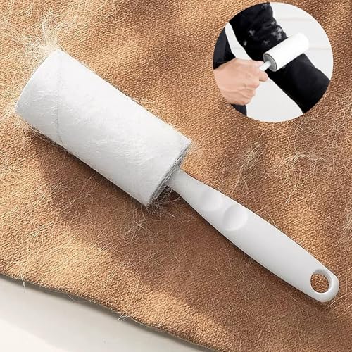 Extra Sticky Lint Rollers Pet Hair Remover for Laundry Clothes Furniture Carpet,Total 100 Sheets Lint Rollers Refills Dog Cat Hair Lint Remover Brush Couch