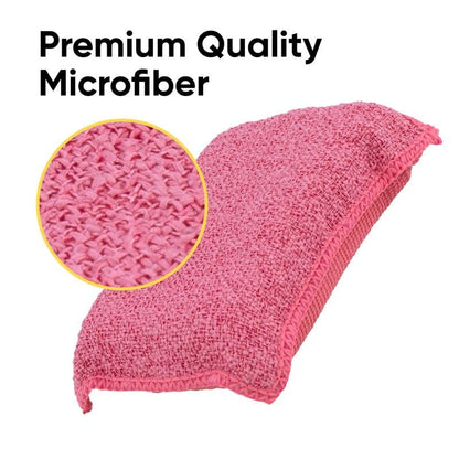 Miracle Microfiber scrubbing Sponges Non-Scratch Sponge Scrubber Heavy Duty Multi-Purpose Cleaning of Dishes, Kitchen, Baths, and Countertops, Machine Washable, 3 Pack, by Superio