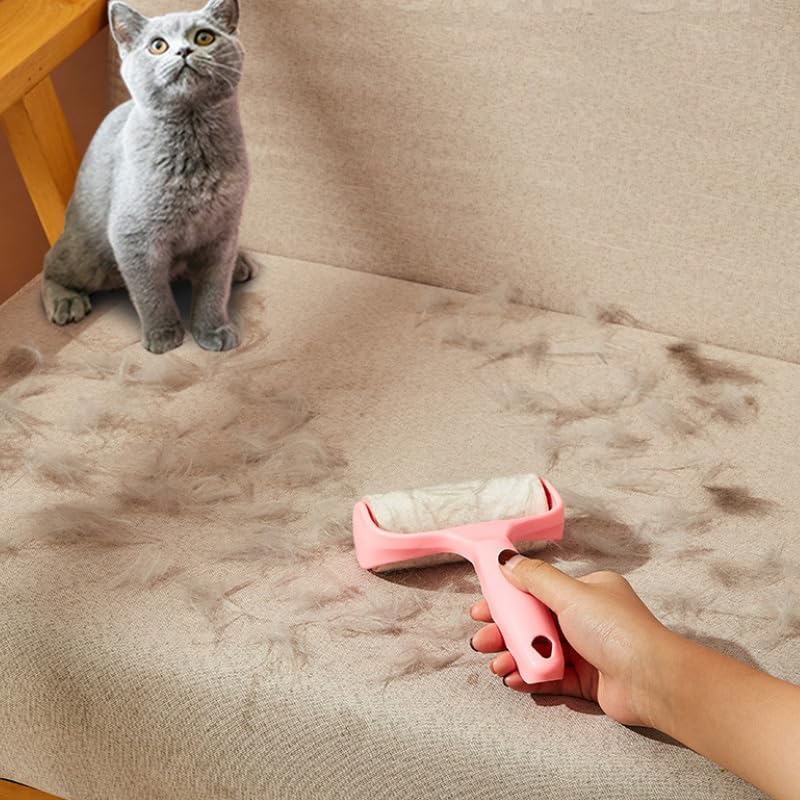 Lint Roller Refill 10CM Wide 40 Sheets Sticky Hair Remover for Clothes and Furniture