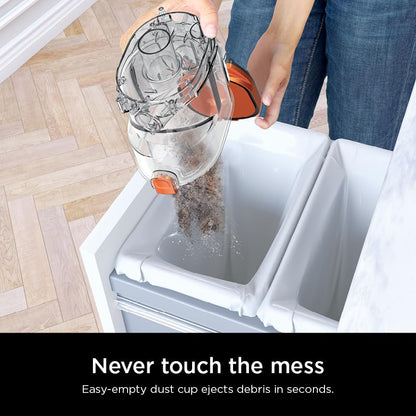 Shark HV302 Rocket Pet Corded Stick Vacuum, Lightweight with Swivel Steering for Carpets & Hard Floors, Converts to Hand Vacuum, Includes Crevice Tool, Pet Multi-Tool & Precision Duster, Orange - style: Rocket Pet
