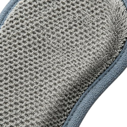 Tableware Cleaning Pad - Six Count Bundle, Non Abrasive Texture, High Absorption Build | Dish Glassware Washer for Cutlery Pan Pot Sink Kitchen Bathroom Countertop Home Apartment Restaurant Tool