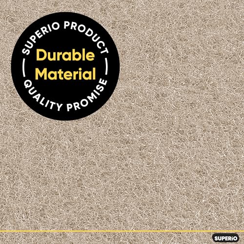 Natural scouring Pad Non-Scratching Natural Sisal Plant Based Scrubber Non-Scratch Cleaning Scrub Pads, Eco-Friendly Reusable Kitchen Scrubbing Pad Pack of 3, By Superio - size: Natural (3-pack)