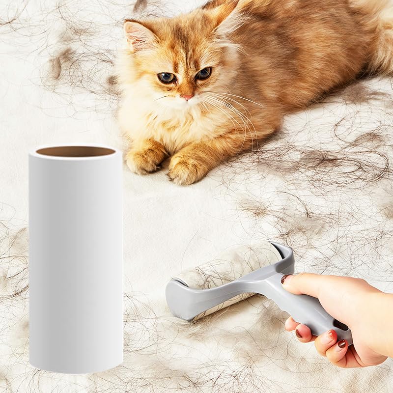 Lint Roller Refill 10CM Wide 40 Sheets Sticky Hair Remover for Clothes and Furniture