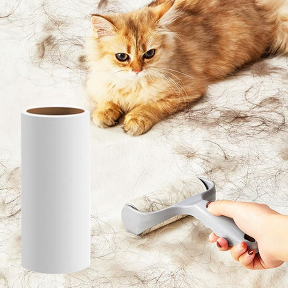 Lint Roller Refill 10CM Wide 40 Sheets Sticky Hair Remover for Clothes and Furniture