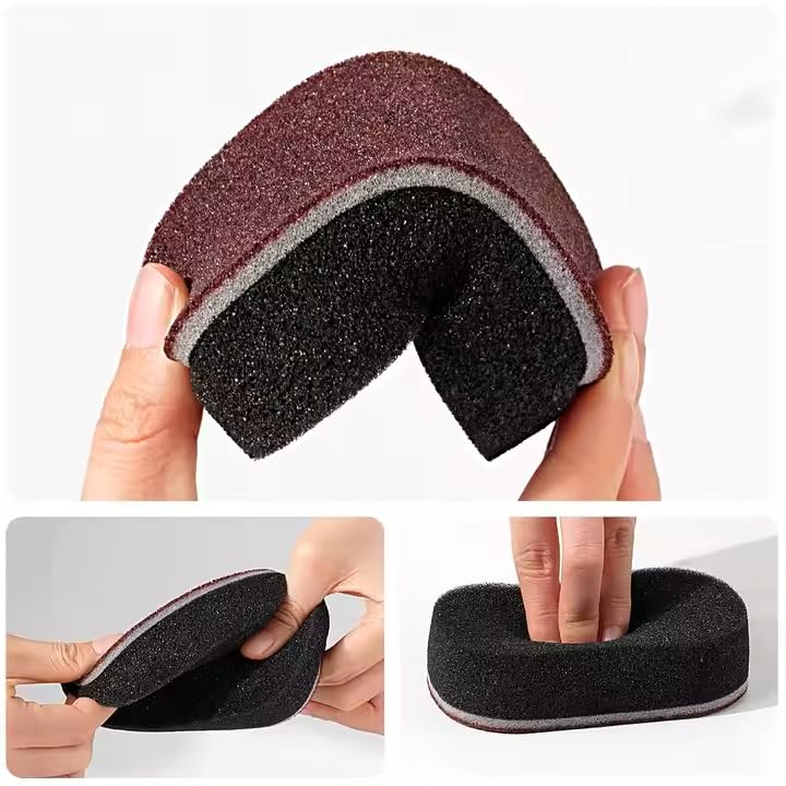 Scrubbing sponges Without Scratches-Esponjas de fregado sin arañazos (Blak-Negro) - color: Blak-negro