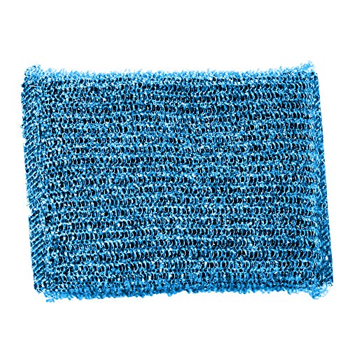 Dairy Blue Shabbos Scouring Pad - Scrub Through Tough Stains - Color Coded Kitchen Tools by The Kosher Cook - color: Blue