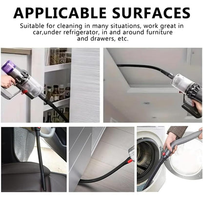 Rubber Material, Ergonomic Design, Crevice Tool, 57.91 CM, Vacuum Attachment