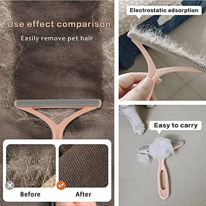 Pet Hair Remover,Pet Hair Removal Tool,Cleaner Pro Pet Hair,Fabric Shaver,Lint Remover,Lint Cleaner Pro,Carpet Rake,Dog Hair Remover and Cat Hair Remover for Rugs,Couch,Pet Towers - color: Blue and Pink