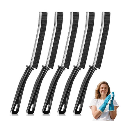 Multi-5 Pcs Crevice Cleaning Brush，Hard Bristle Gap Brush，Multifunctional for Bathroom Household Kitchen Tiles Window Crevice Cleaning Tool