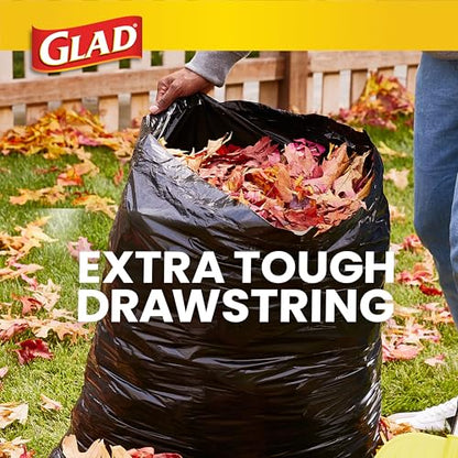 Glad Large 30 Gallon Trash Bags, Unscented Heavy Duty Garbage Bags, Forceflex with Drawstring, 30 Count (Packaging May Vary) - size: 30 Count (Pack of 1)