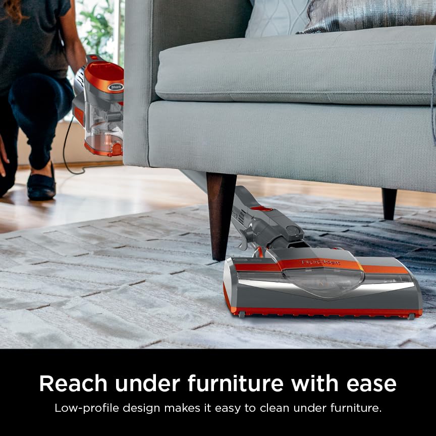 Shark HV302 Rocket Pet Corded Stick Vacuum, Lightweight with Swivel Steering for Carpets & Hard Floors, Converts to Hand Vacuum, Includes Crevice Tool, Pet Multi-Tool & Precision Duster, Orange - style: Rocket Pet