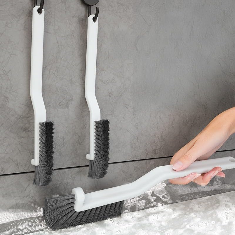 Multifunction Gap Window Door Groove Cleaning Brush Plastic Long Handle Floor Tile Hard Brush Bathroom Kitchen Cleaning Tools