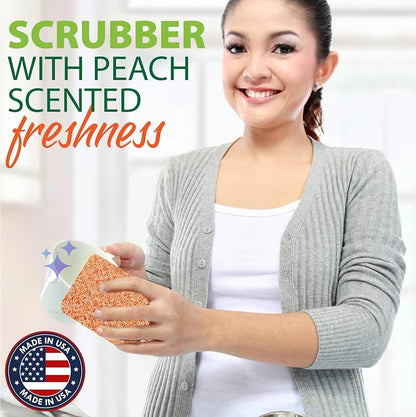 Peachy Clean Silicone Scrubber 3pk