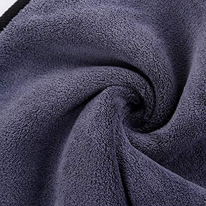 Large Microfiber Drying Towel for Car, Great Thick Soft Plush Towels, 36 x 24inches 800GSM Thickness, Quality, Washable, Absorbency No Scratch Lint Free Drying Towel (36 x 24inches,Grey-Blue,1pack) - color: 36 X 24inches,grey-blue,1pack