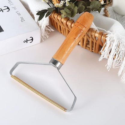 Hair Remover - lint Remover - Wooden Carpet Hair Remover - pet Hair Remover - Carpet Scraper - Clothing Care Tool