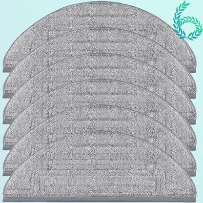 6 Pack Mop Cloth Pads Replacement for Roborock S8 Pro Ultra Robot Vacuum, Upgraded Reusable Microfiber Dual Sonic Mopping Pad Accessories - size: S8 Pro Ultra Dual Zone Mops