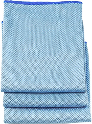 UNGER Professional 18” x 18” Large Professional-Grade Microfiber Cloth Towels, Multi-Purpose Wet and Dry Cleaning Cloths for Kitchen, Bath, Auto, Appliances, Car Supplies (Pack of 30) - size: 18" x 18" (30 Pack), style: Large Towels