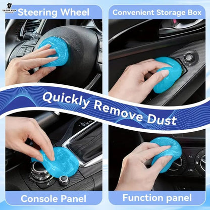 Oblivion Cleaning Gel for Car AC Vent Interior 340g – Universal Reusable Multi-Color Dust Remover for Keyboards, Laptops, Electronics Gadgets and Auto Detailing (Pack of 2) - style: Cleaning Gel Pack of 2
