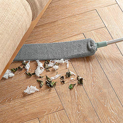 Retractable Gap Dust Cleaner Cleaning Tools with Long Handle 39 inches 2024 New Washable and Retractable Microfibre Feather Duster Brush for Cleaning Under Appliances Furniture Couch Fridge